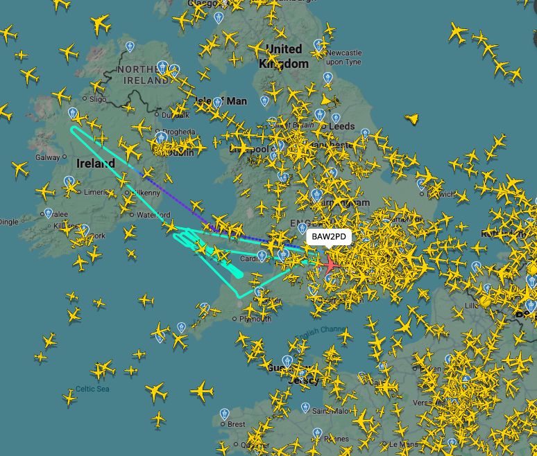 Über Irland: British-Airways-Maschine setzt Notruf ab
