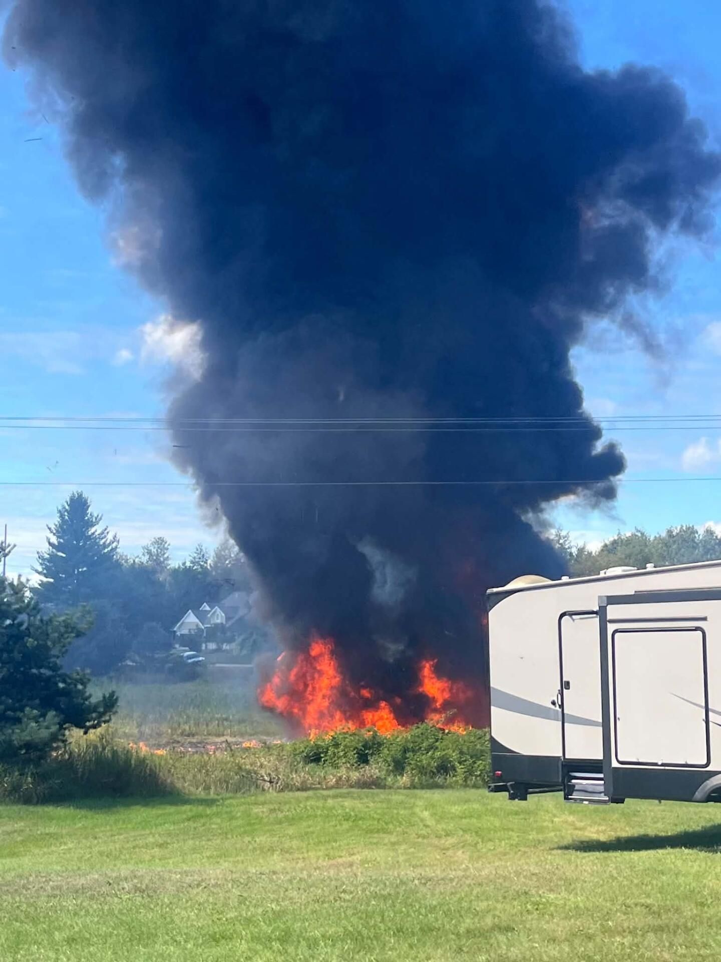 Military Plane Crash Michigan