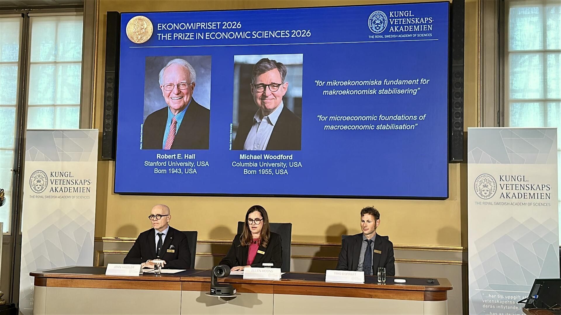 Zwei US-Ökonomen teilen sich Wirtschaftsnobelpreis