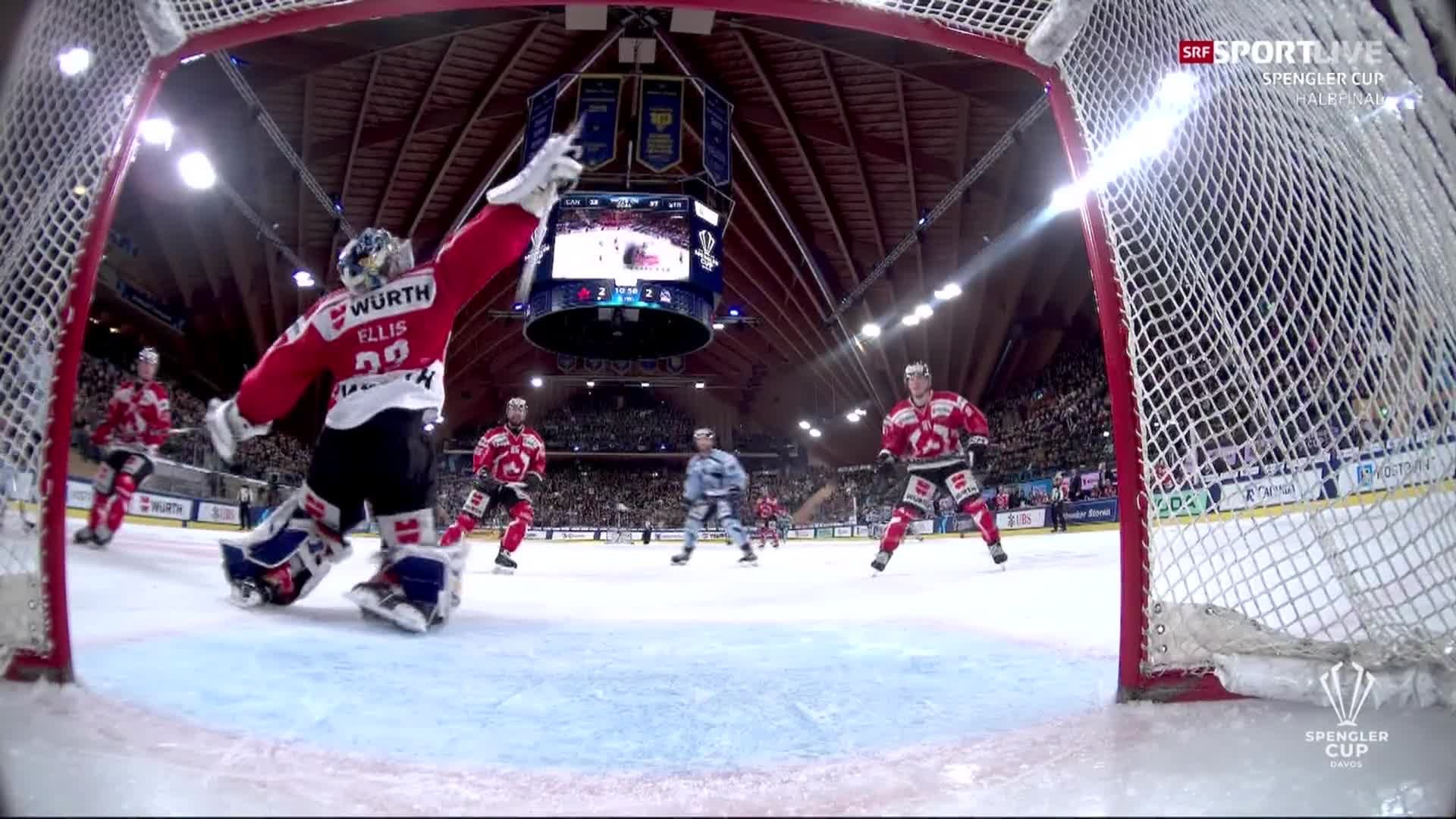 Spengler Cup: Samanski-Tor für Straubing gegen das Team Canada
